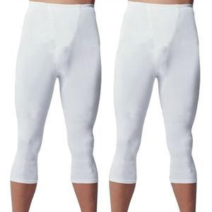 [BYC] 7부 남성 내복 바지 2종 세트-WH