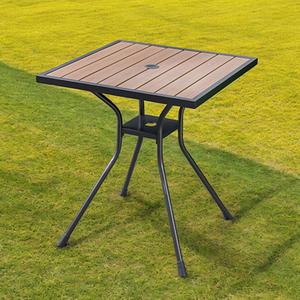 카페 야외 테이블 팬션 테라스 베란다 파라솔홀 수지목가구