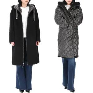 더큐브 SPACEPA 스파세파 2429496125600 022 리버서블 알파카 울  패딩 점퍼