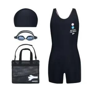 [레노마수영복]여아 스마일 생존수영 키트 블랙 RN-GS2F891-BK_CA