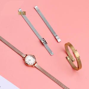 Julia 여성용 시계 스트랩 용 6mm 8mm 10mm 12mm 14mm 팔찌 밀라노 스테인레스 스틸 메쉬 손목 밴드