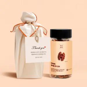 호두정과 답례품 140g 보자기 돌 잔치 칠순 결혼 퇴사 회사 단체 선물 조문 감사모아