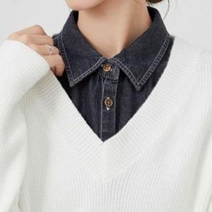 개성있는 다양한 패션 넥카라 블라우스 셔츠 페이크