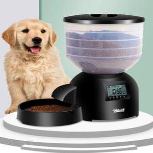 대형견 자동급식기 대용량 사료 공급기 배식 정량 강아지