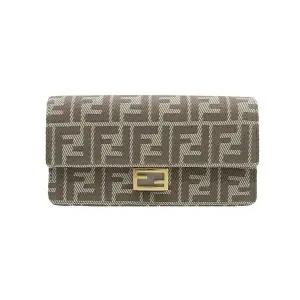 FF 자카드 체인 바게트 월렛 베이지 8M0498AUNJF1SNP
