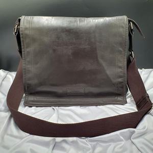 발리 브라운 가죽 빈티지 구제 서류가방 숄더백 책가방 중고 가방 은피아노