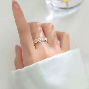 여아반지 초등 학생 우정 반지 국화반지