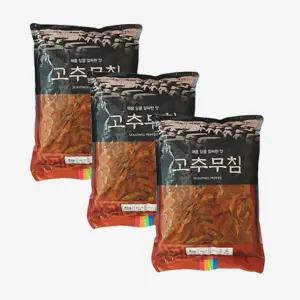 [맛찬]양념고추무침 착한식품 4kg x 3개 업소용 대용량 반찬