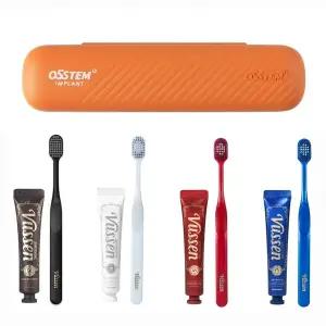 오스템 뷰센 휴대용 양치키트(미니치약&칫솔)+미니치약1개 추가