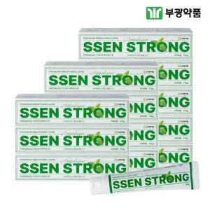 부광  쎈스트롱 치약 125g 12개 고불소 구취케어 치약