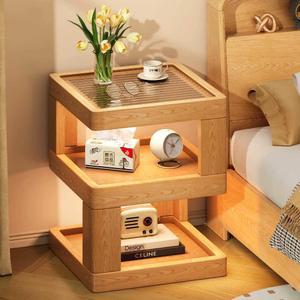 원목 침대 협탁 다용도 안방 좁은 북유럽 테이블 바세 탁자 올쏘 400 소파옆 진저