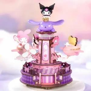 쿠로미&마이멜로디 회전하는 비행기 AME01 로보타임 Kuromi & My Melody Soaring Airplane