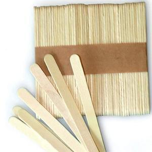 바용 실리콘 나무 스틱 100개 세트