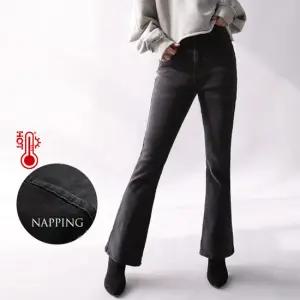 [헤이올리]55~88 데님기모스판 스탠다드그레이진 부츠컷팬츠 PH1158