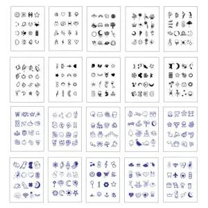 20종 미니 타투 스티커 1매 문신 판막이 감성 스티커