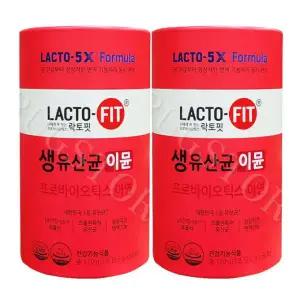 종근당 락토핏 생유산균 이뮨 프로바이오틱스 아연 60포 x 2개