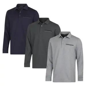 [파파브로] 남성 보온력 좋은 기모안감 카라티셔츠 IU-KAK-YT24