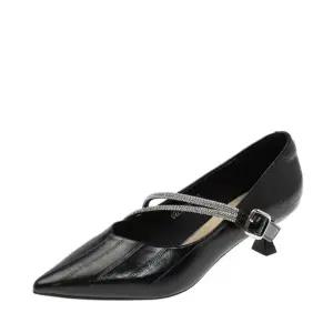 [갤러리아] 고세 핫피스 메리제인 키튼힐 스틸레토 펌프스 OZP5F018 블랙 4.5CM