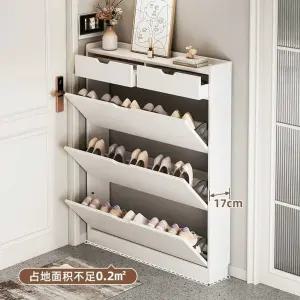 폭좁은 신발장 현관 미니 폴딩 접이식 슬림 틈새 수납장 원룸