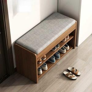 현관 신발장 의자 벤치 그레이 미니 슬림 수납장