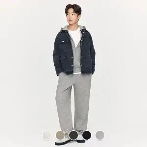 [지오다노주니어] 03115902 언브러시드 테리 스트레이트 팬츠