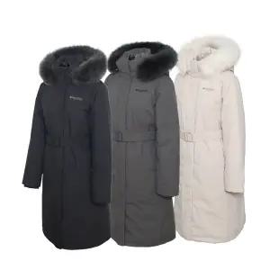 여성 루이크 코트형 구스다운 롱패딩 DWDJ9B046 3종 택1