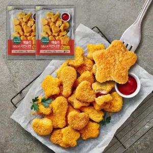 애슐리 LEY 애슐리 크리스피 치킨너겟 1kg1kg 총 2개 순살 간식 텐더 295171