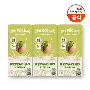 [광동]썬키스트 피스타치오 오리지널 190ml 48개