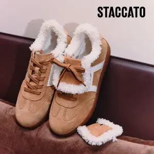 [롯데백화점]스타카토 여성양털스니커즈 SNOWEE06_EE925_25F_2COLOR