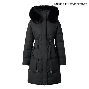 [롯데백화점]미니멈 [미니멈 에브리데이]스트링 후드 퍼 집업 패딩 점퍼 (EA4JJ019D)