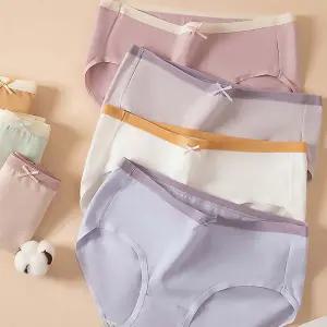 리본코튼 요일 팬티 세트