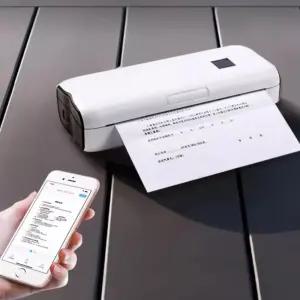 무잉크 무선프린터 A4 휴대용 미니 모바일 전화 여행용