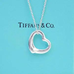 [TIFFANY&CO]티파니앤코 92.5 오픈하트 목걸이(22mm)