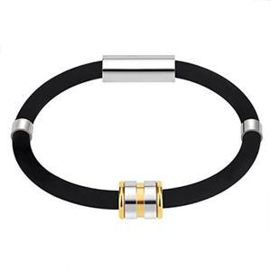 AIMEIS 정전기 제거 팔찌 실리콘 경감 방지 블레스 세련된 용품 티타늄 자기 게르마늄 남녀 겸용 2사이즈