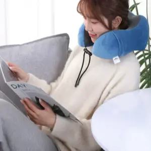 원더넥 U형 필로우경추베개 수면 목베개 목디스크 일자목 기능성 베개 차량용 휴대용 기내용 여행 메모리폼