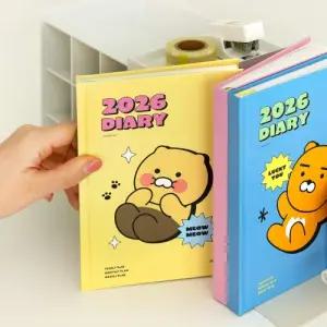 서락 카카오 2026 날짜형 양장 다이어리 춘식이 업무용다이어리