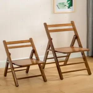 원목 대나무 폴딩체어 심플 경량 휴대용 접이식 의자 다이닝 캠핑 야외용 모던 인테리어