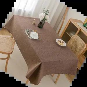 방수테이블보 방수 린넨 식탁보 북유럽 패브릭 테이블보 2인용