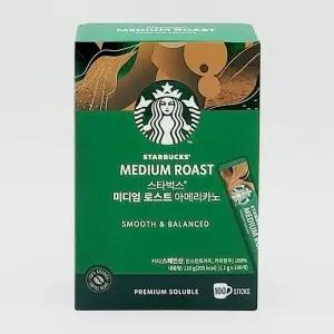 네슬레 STARBUCKS 아메리카노 스틱커피 미디엄로스트 x 1.1g x 100입