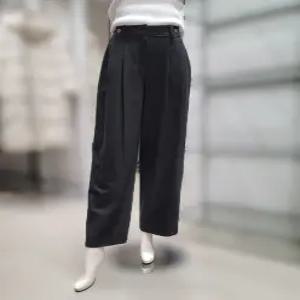 [SI] SI핀턱 밴딩 울 와이드 팬츠SJPAX2253