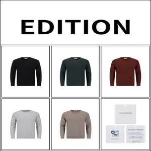 [에디션] 마이크로 조직 라운드 스웨터 3종 택1 NNF4ER162212