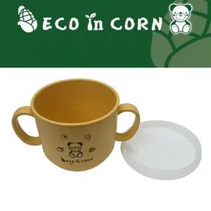 [골드스마일]옥수수 실리콘 손잡이 뚜껑 컵 식기