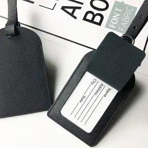 가죽 이름표 네임택 캐리어 가방 연결 분실방지