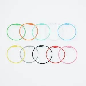 컬러 키링 와이어키링 키홀더 차키 10개 (WD7672D)