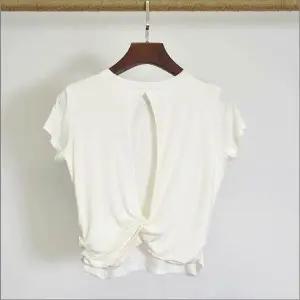 요가복 필라테스 상의 여자 운동복 백트임 반팔티 슬릿