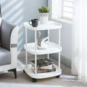 [하프클럽/]3단 세탁실 사각 이동식 홈앤리빙 주방선반 선반 2단