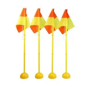 [하프클럽/셀러허브_여성트랜드패션]축구 운동용품 코너깃대 깃발 세트 4개