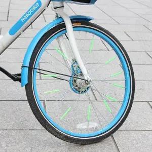 [하프클럽/셀러허브_여성트랜드패션]반사스트로우 자전거반사스티커 12p