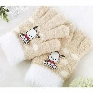 포차코 캐릭터 방한 장갑 핑거 스키장갑