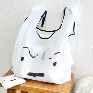 Rly 짱구는못말려 흰둥이 마켓백 장바구니 가방